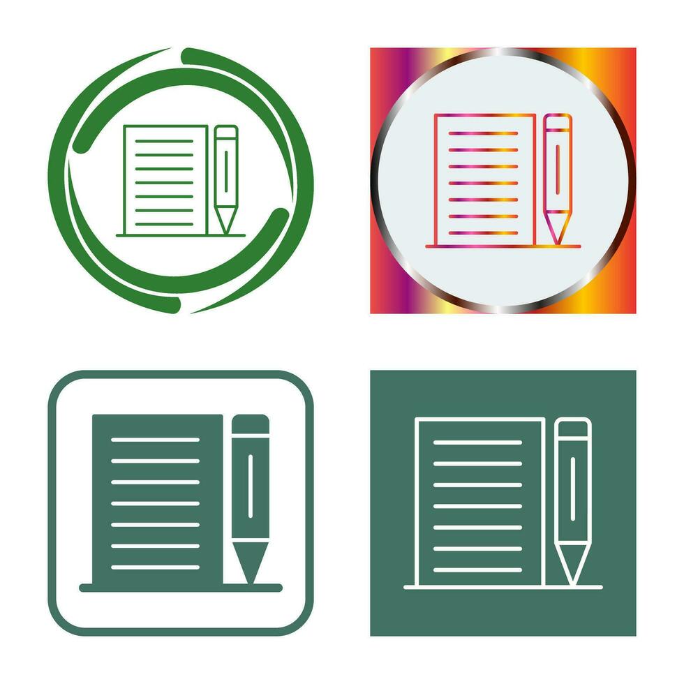 Note Vector Icon
