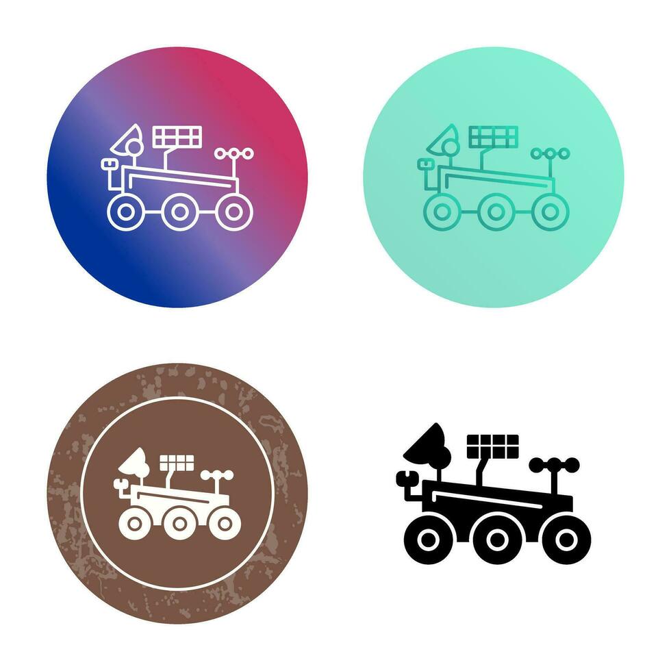 Mars Rover Vector Icon