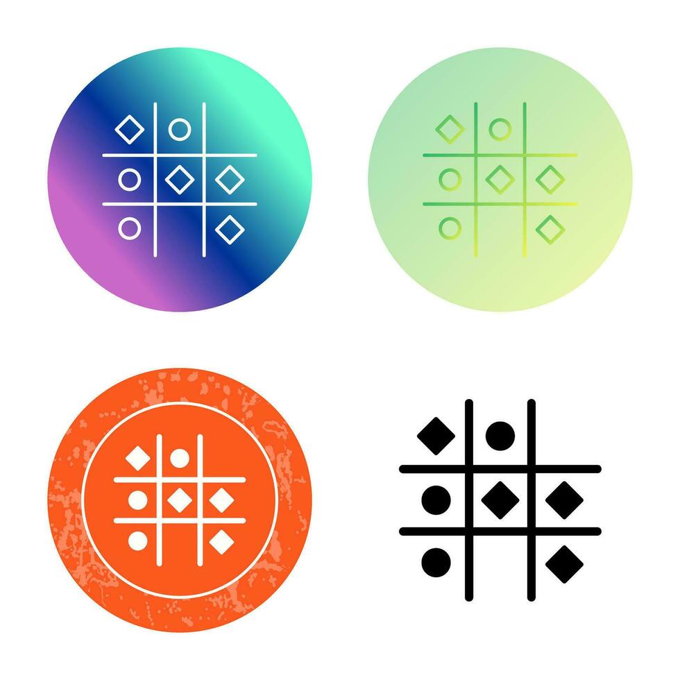 Tic Tac Toe Vector Icon