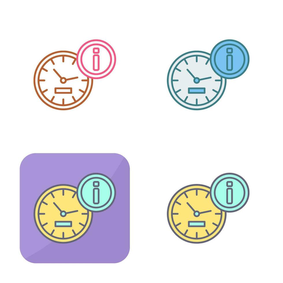 Clock Vector Icon