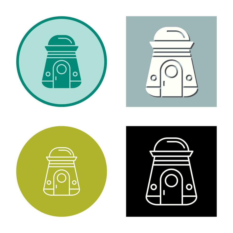 Space Capsule Vector Icon