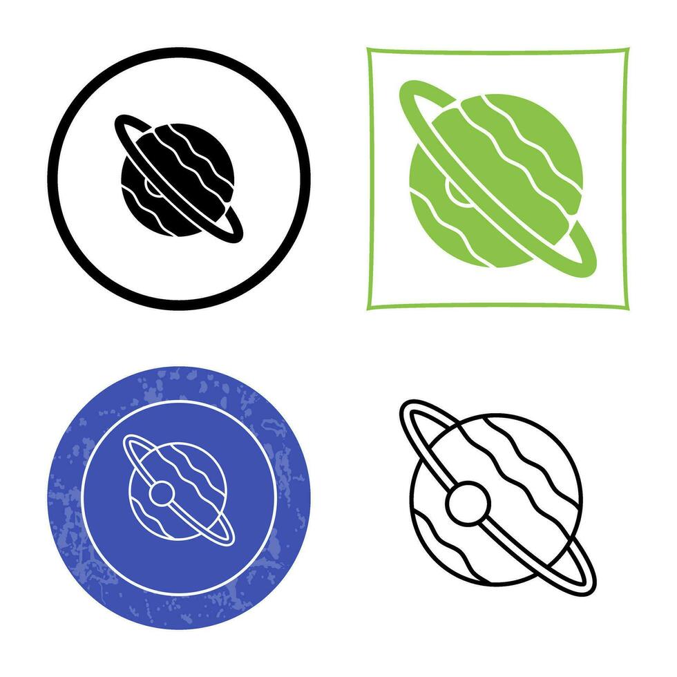 icono de vector de planeta