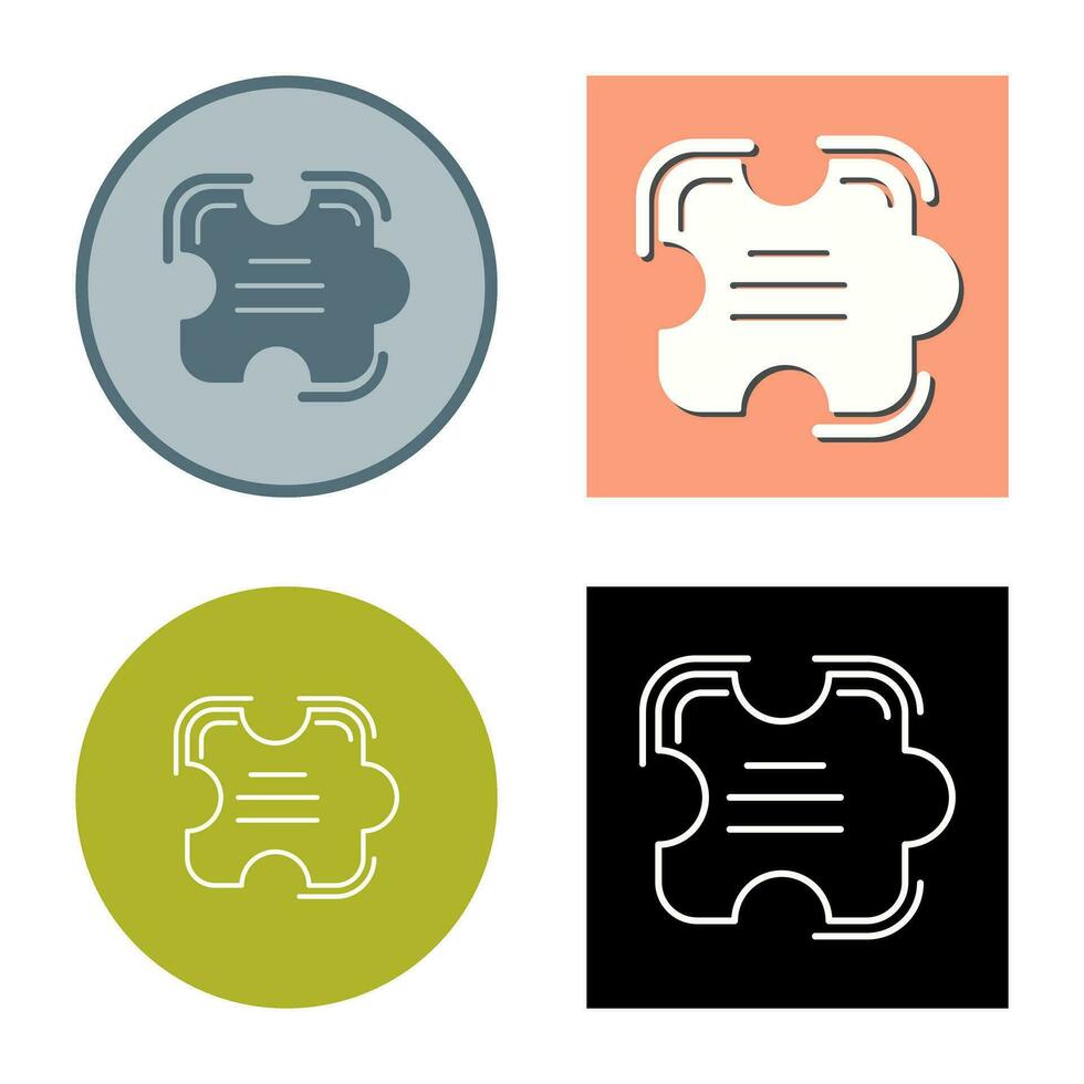 Puzzle Vector Icon