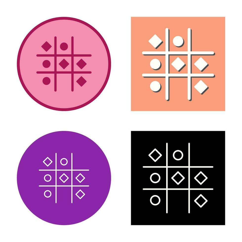 Tic Tac Toe Vector Icon