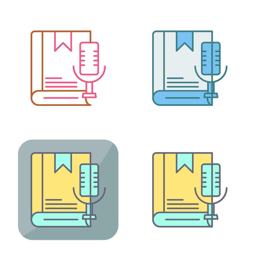 Audiobook Vector Icon