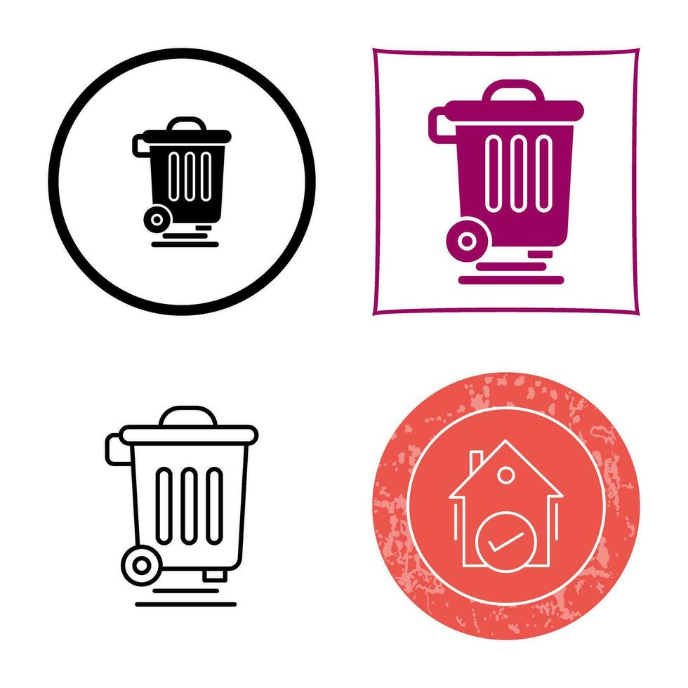 Dustbin Vector Icon
