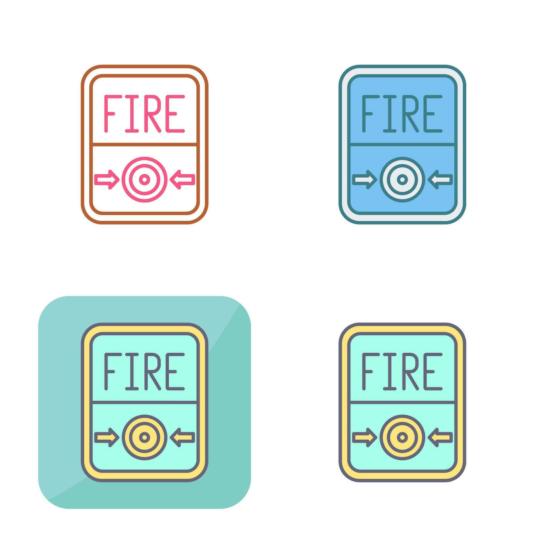 Fire Button Vector Icon 34209110 Vector Art at Vecteezy