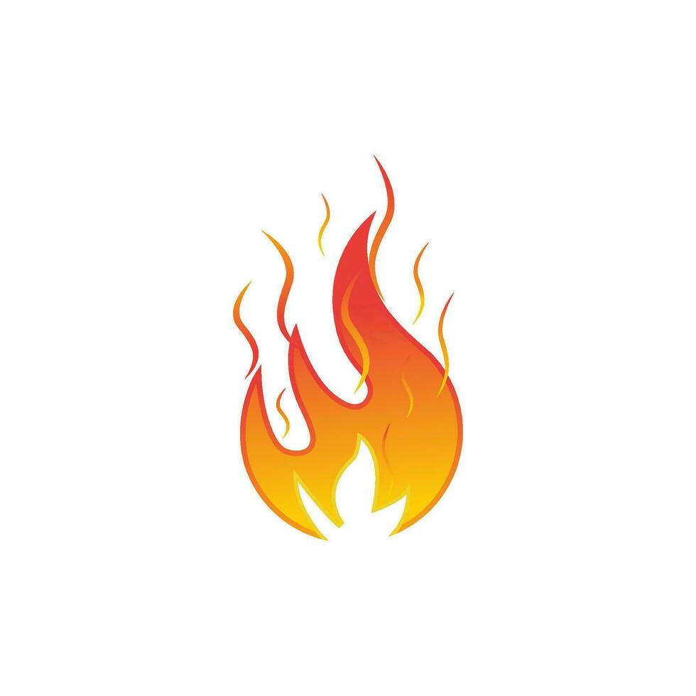 fuego logo o icono diseño. vector ilustración