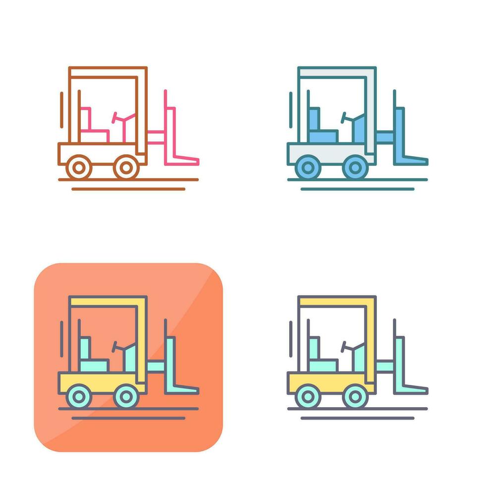 Forklift Vector Icon