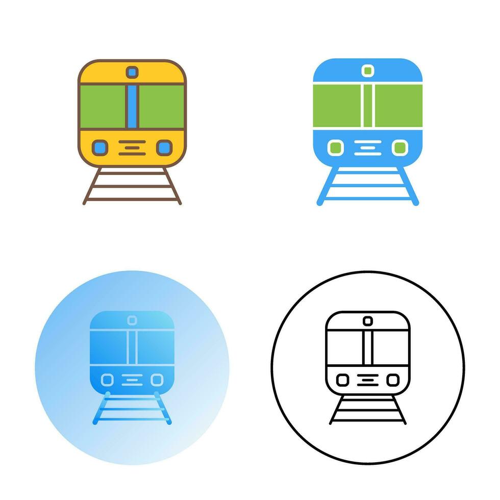 icono de vector de tren