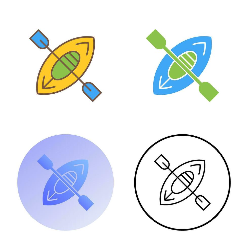 Kayak Vector Icon