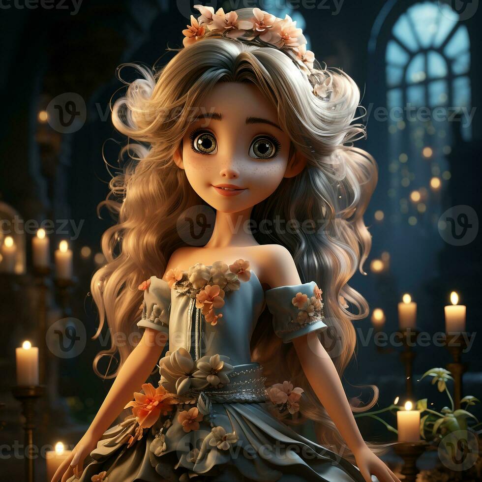 3d cartoon fairy photo