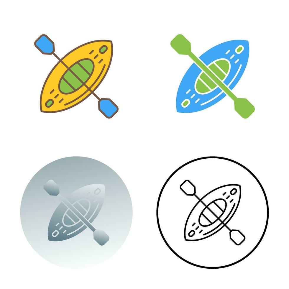 Kayak Vector Icon