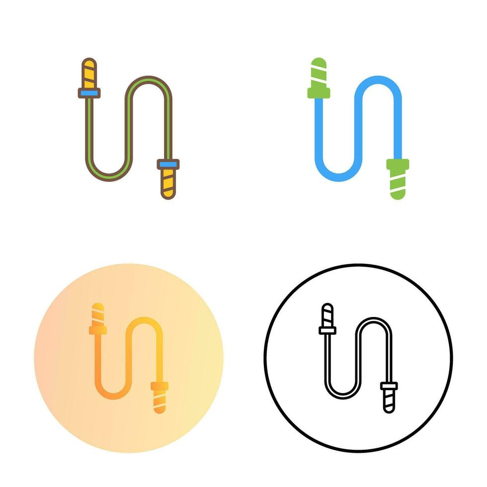 Jumping Rope Vector Icon