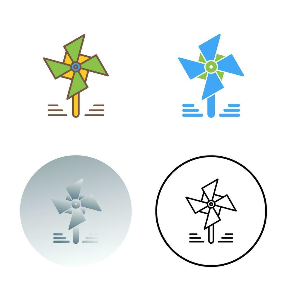 Pinwheel Vector Icon