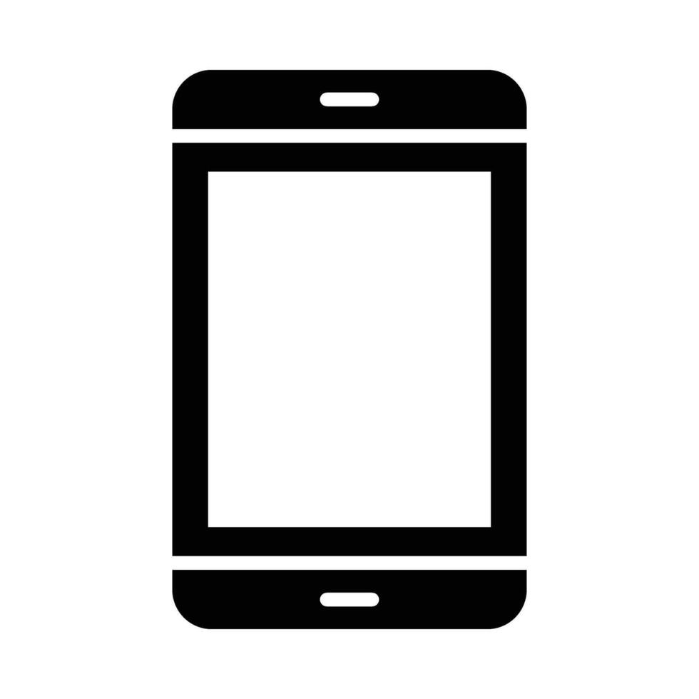 Smartphone Vector Glyph Icon For Personal And Commercial Use.