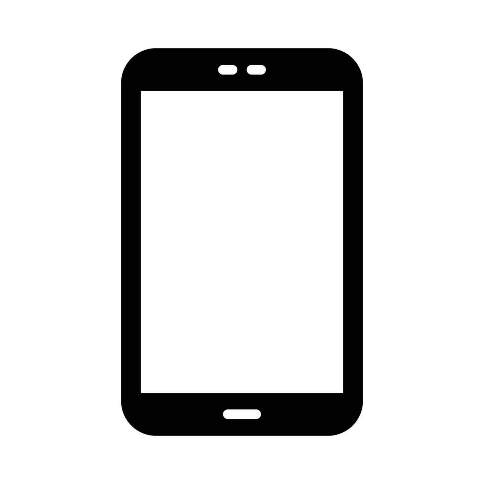 teléfono inteligente vector glifo icono para personal y comercial usar.