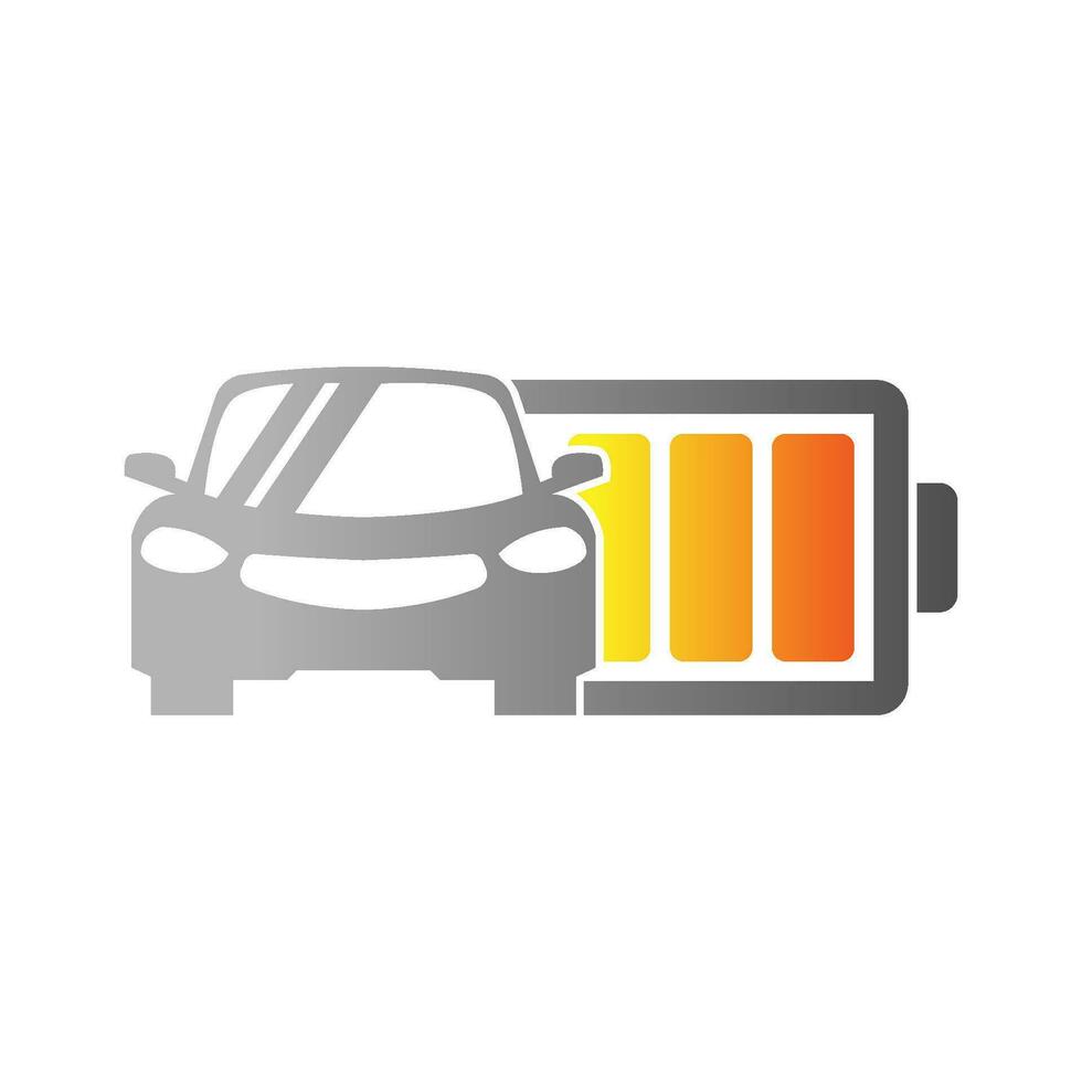 Battery icon logo vector