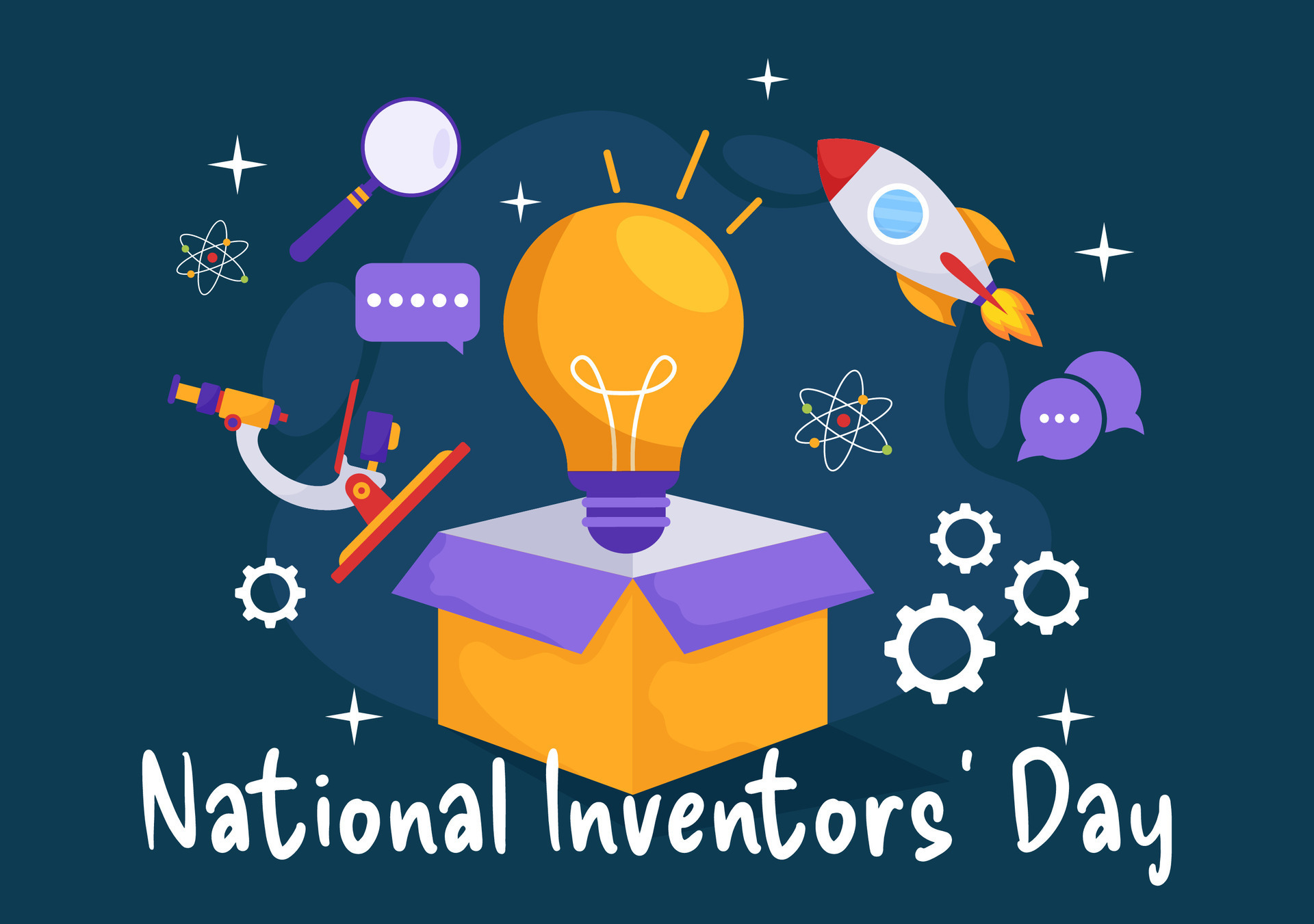National Inventors Day Vector Illustration on February 11 Celebration