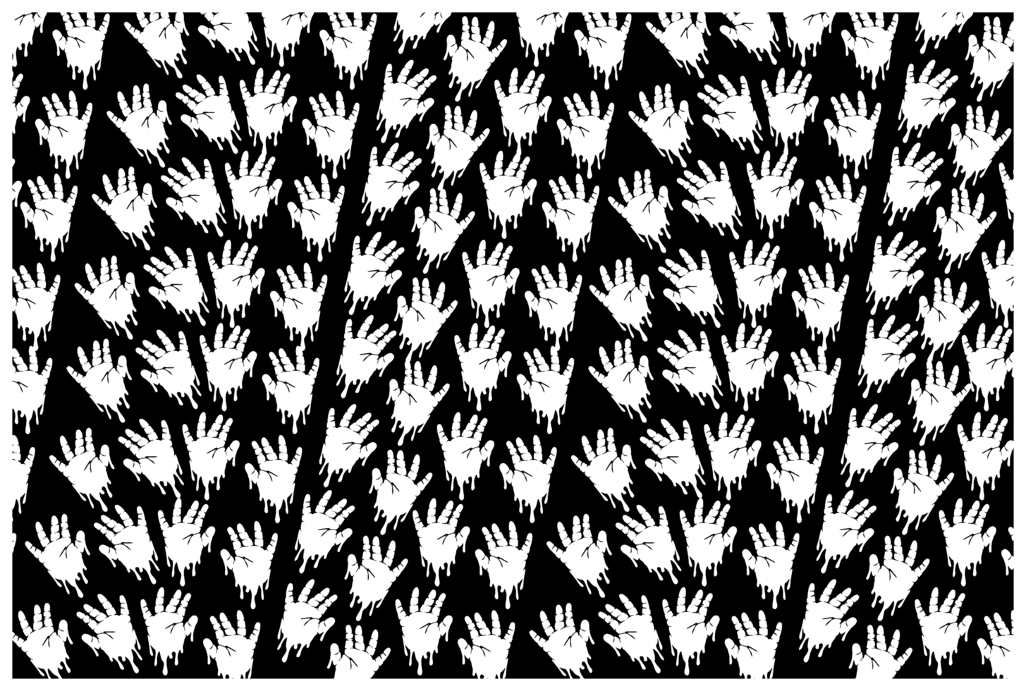 Handprints - Palms Pattern Background png