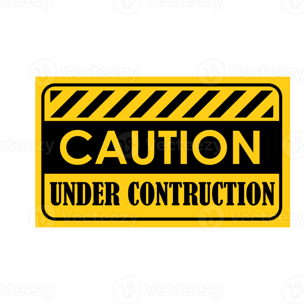 warning caution sign label contruction png