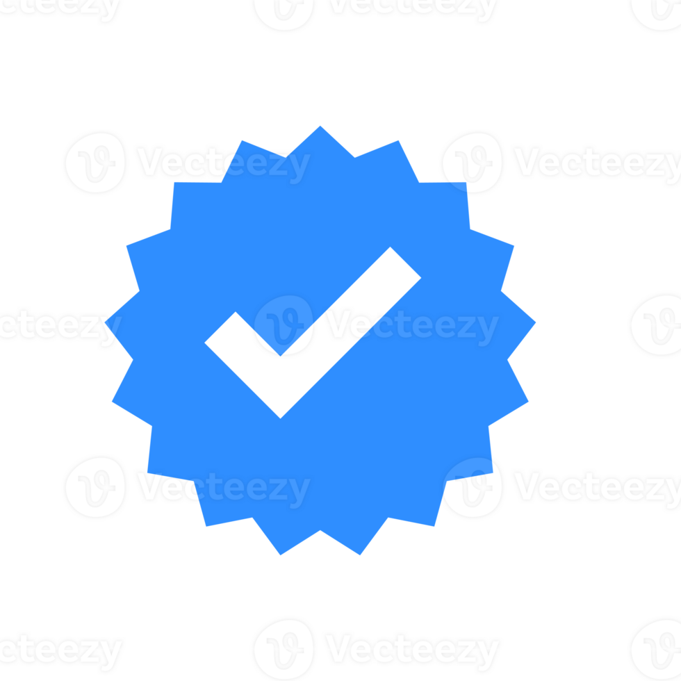 azul marca de verificación validación social medios de comunicación png