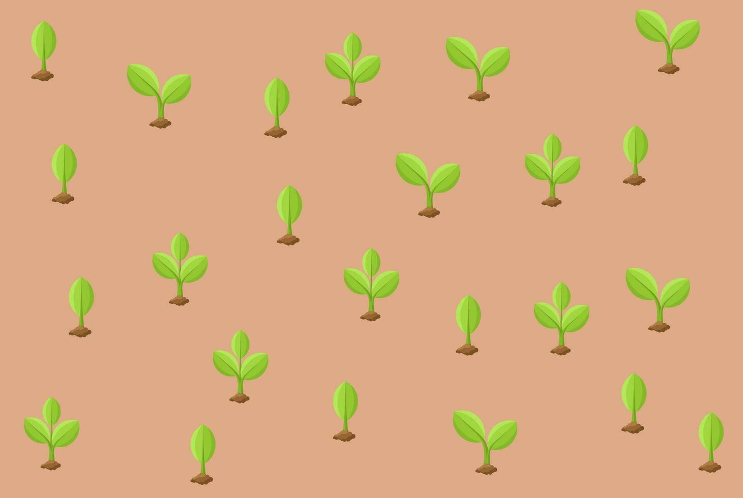 Creating green space in barren areas vector