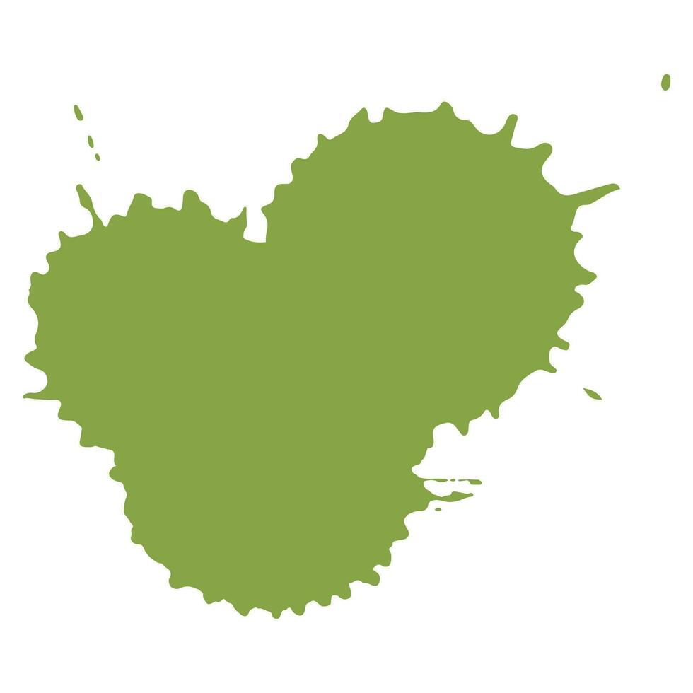 soft green ink splash brush drop vector