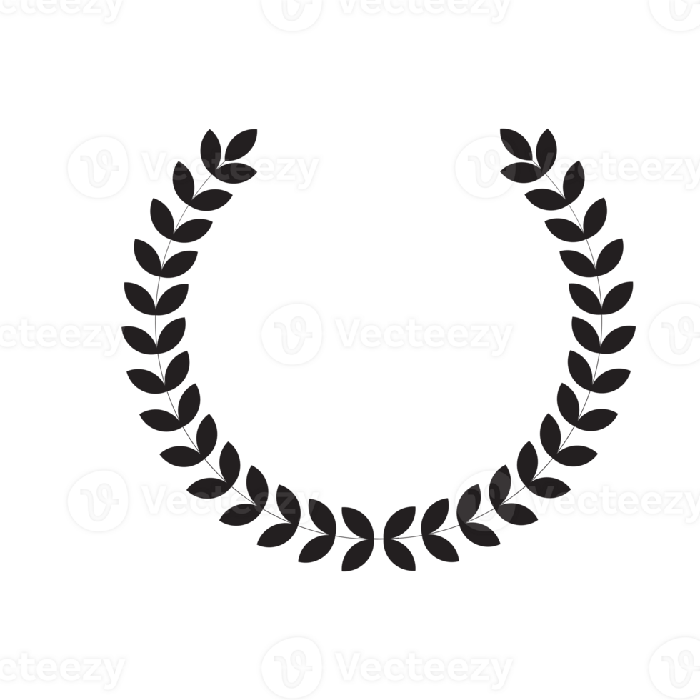 black wreath frame png