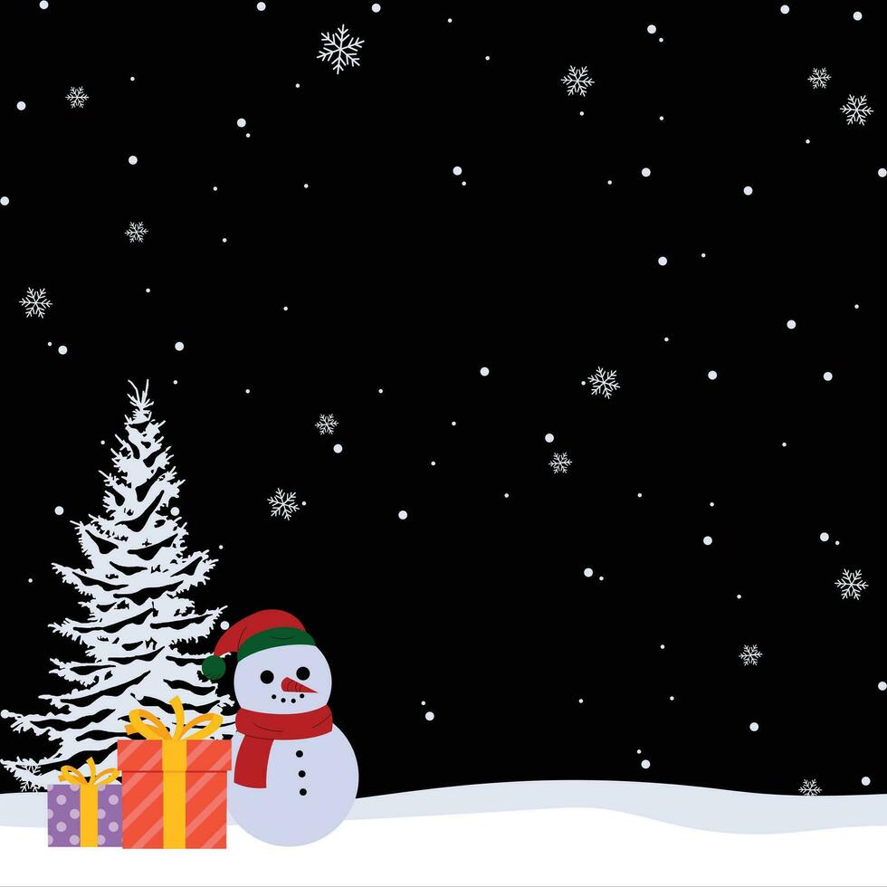 Christmas background design. Christmas template design. Snow background vector