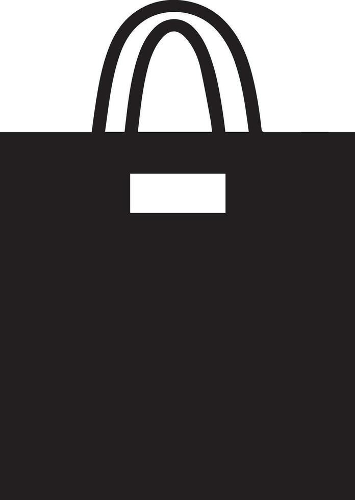 Shopping Bag vector silhouette illustration 7