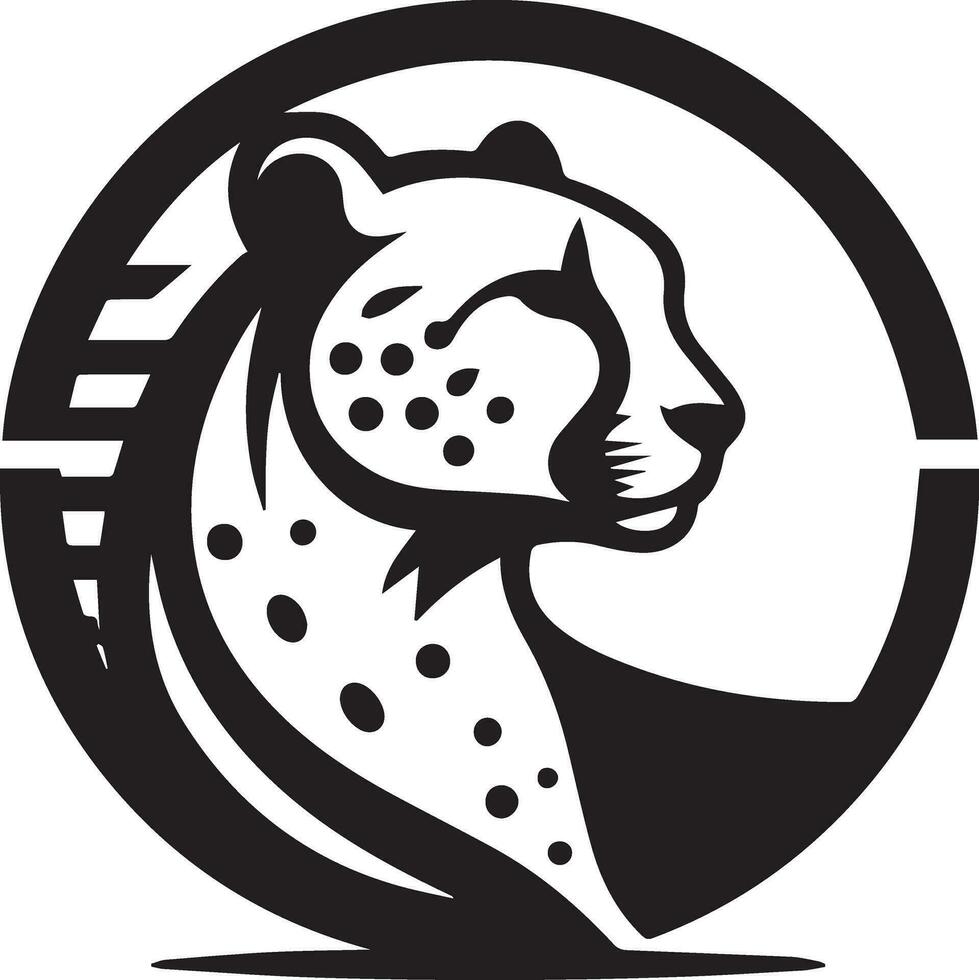 leopardo logo concepto vector ilustración 13
