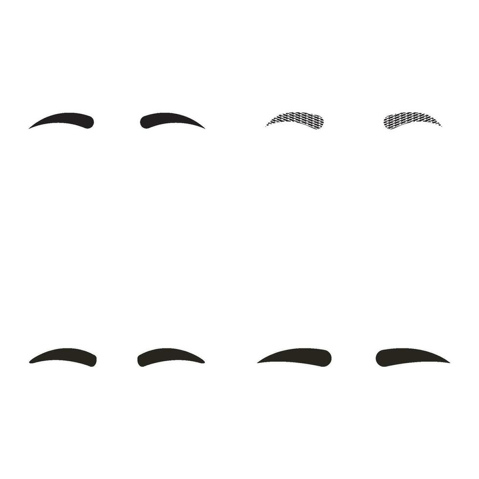 eyebrow icon vector