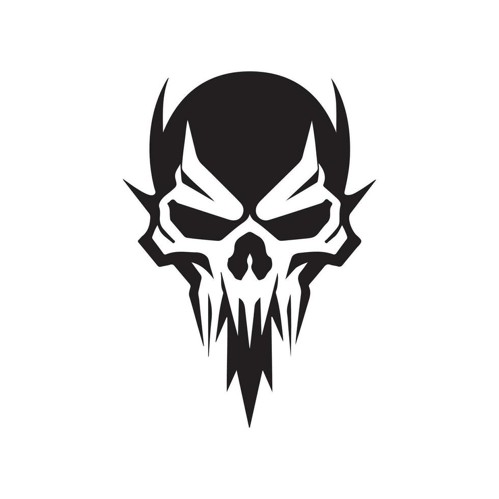 Skull  Design Vector, art ang logo vector