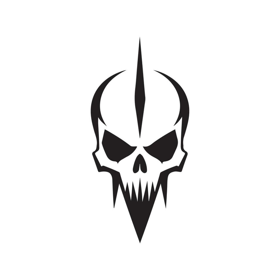 Skull  Design Vector, art ang logo vector