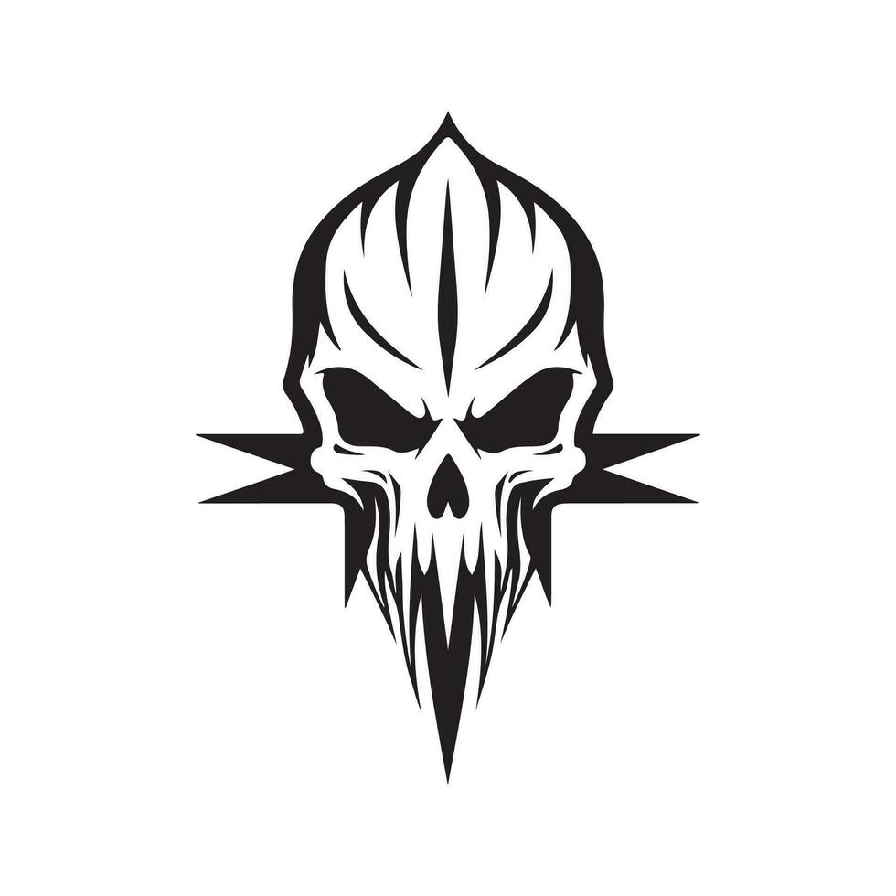 Skull  Design Vector, art ang logo vector