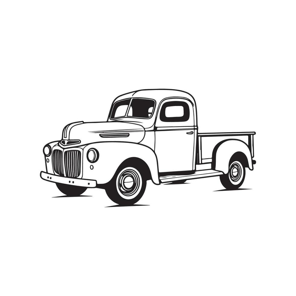 Pick Up Truck Vector Art, Icons, and Graphics