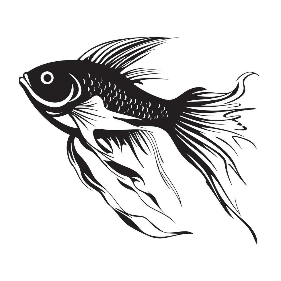 Decorative Fish Vector Image, Art And illustration