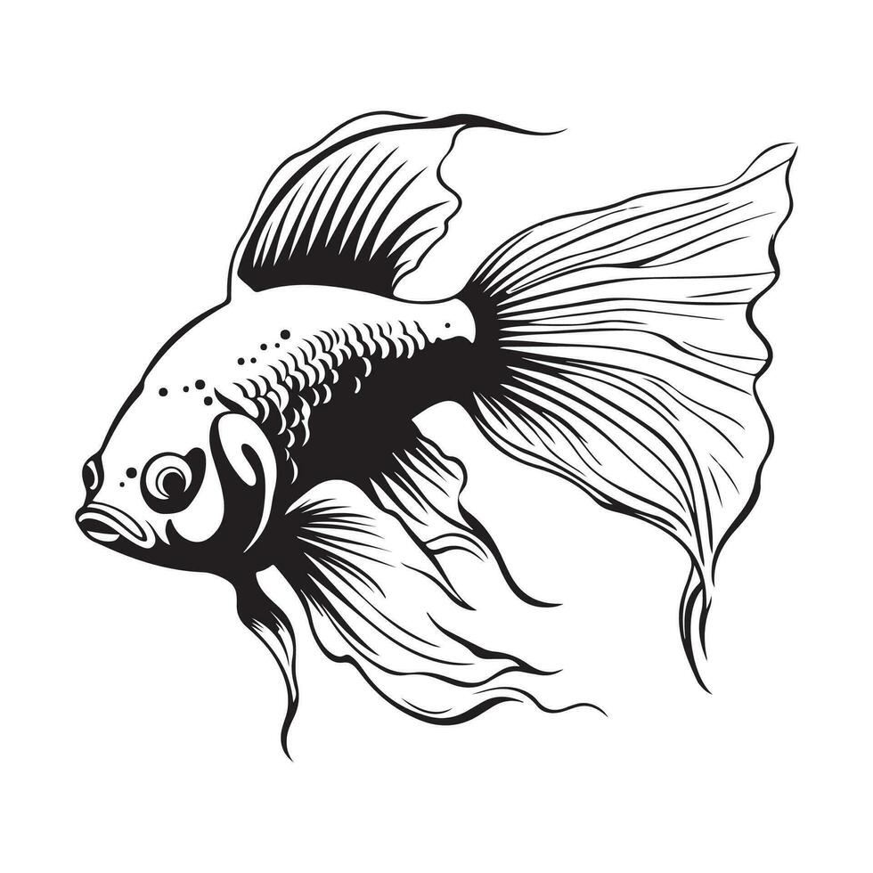 Decorative Fish Vector Image, Art And illustration