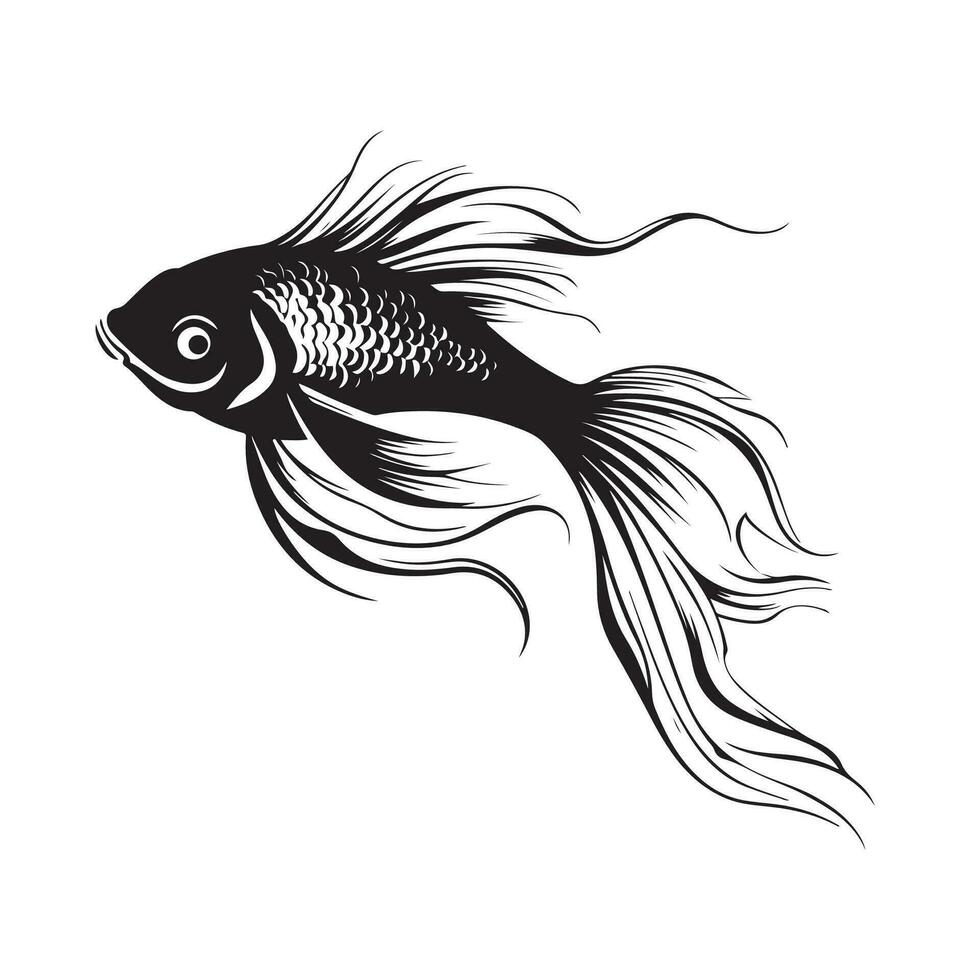 decorativo pescado vector imagen, Arte y ilustración
