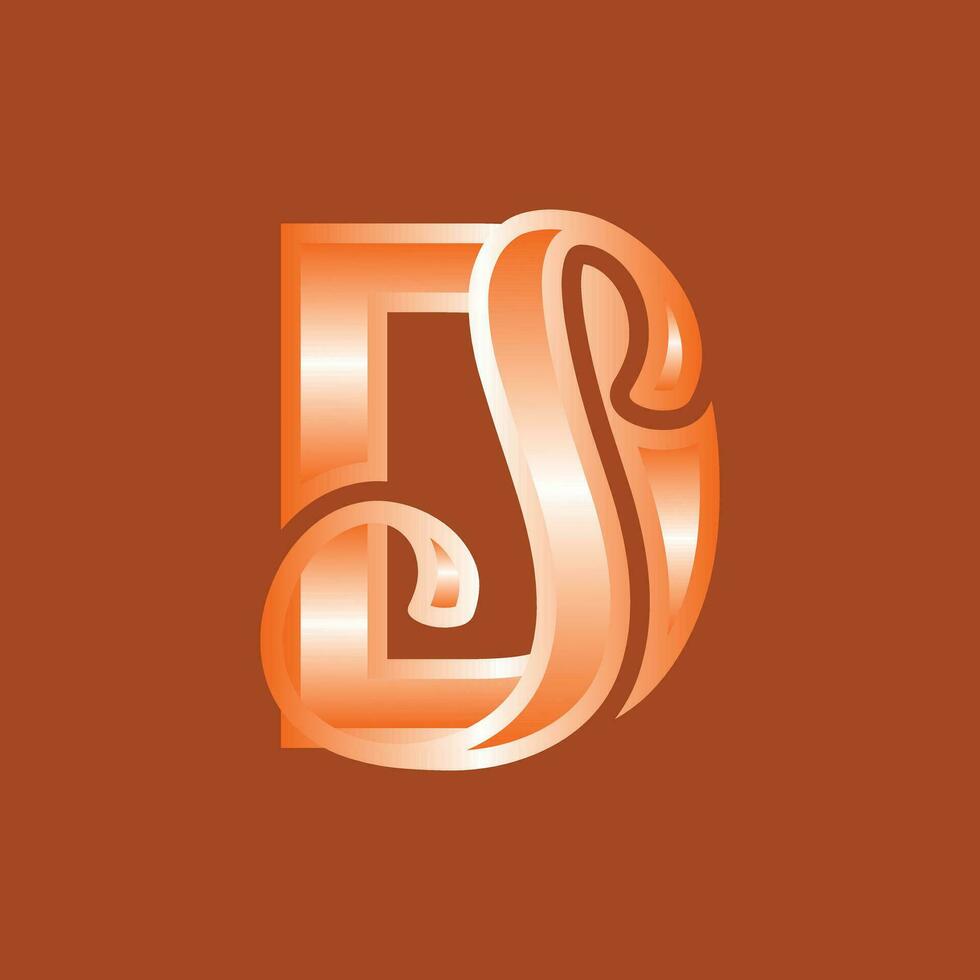 Letter DS luxury modern monogram logo vector design, logo initial vector mark element graphic illustration design template