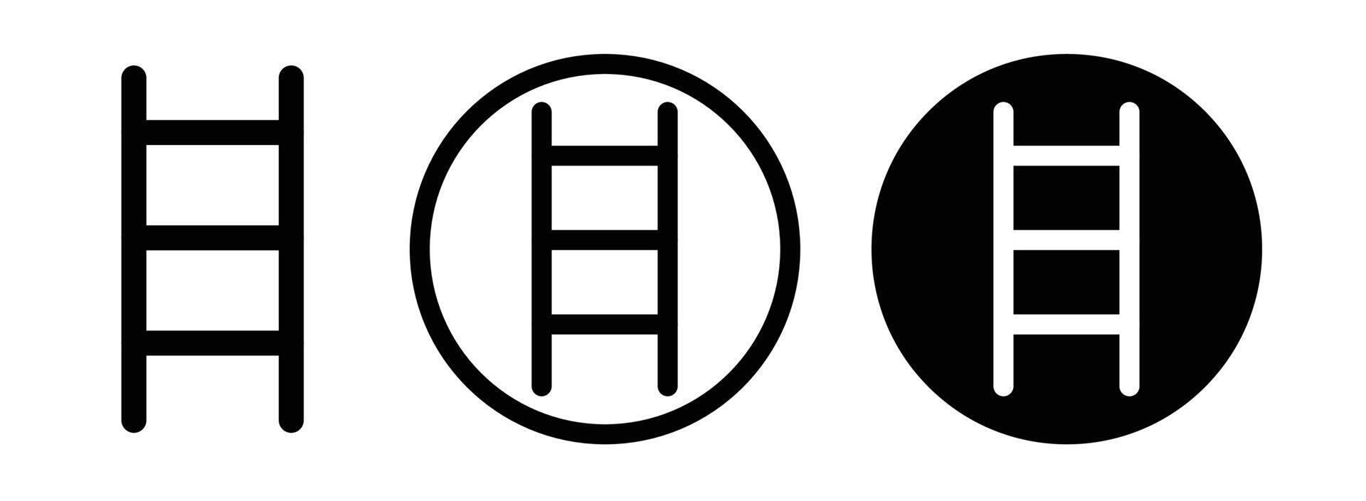 ladder vector icon set. home tall metal ladder symbol. 34213402 Vector Art at Vecteezy