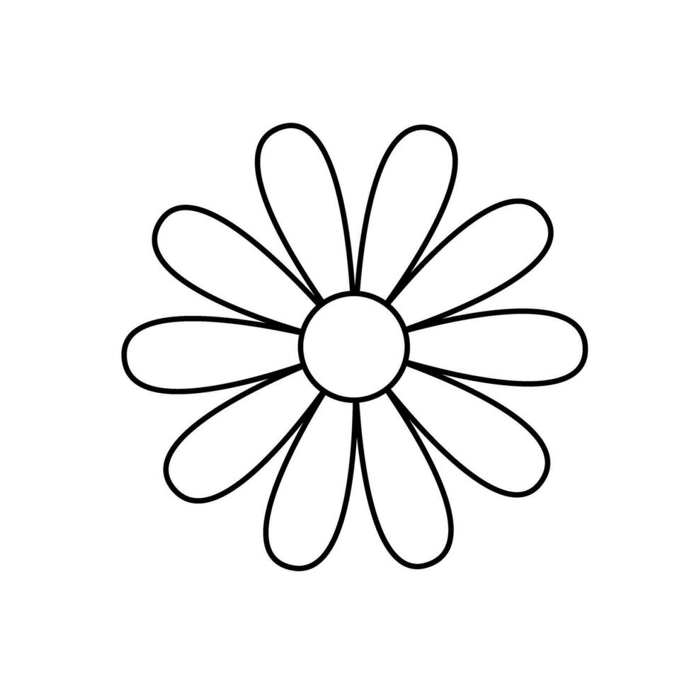 flores icono vector. día de el muerto ilustración signo. fiesta símbolo o logo. vector