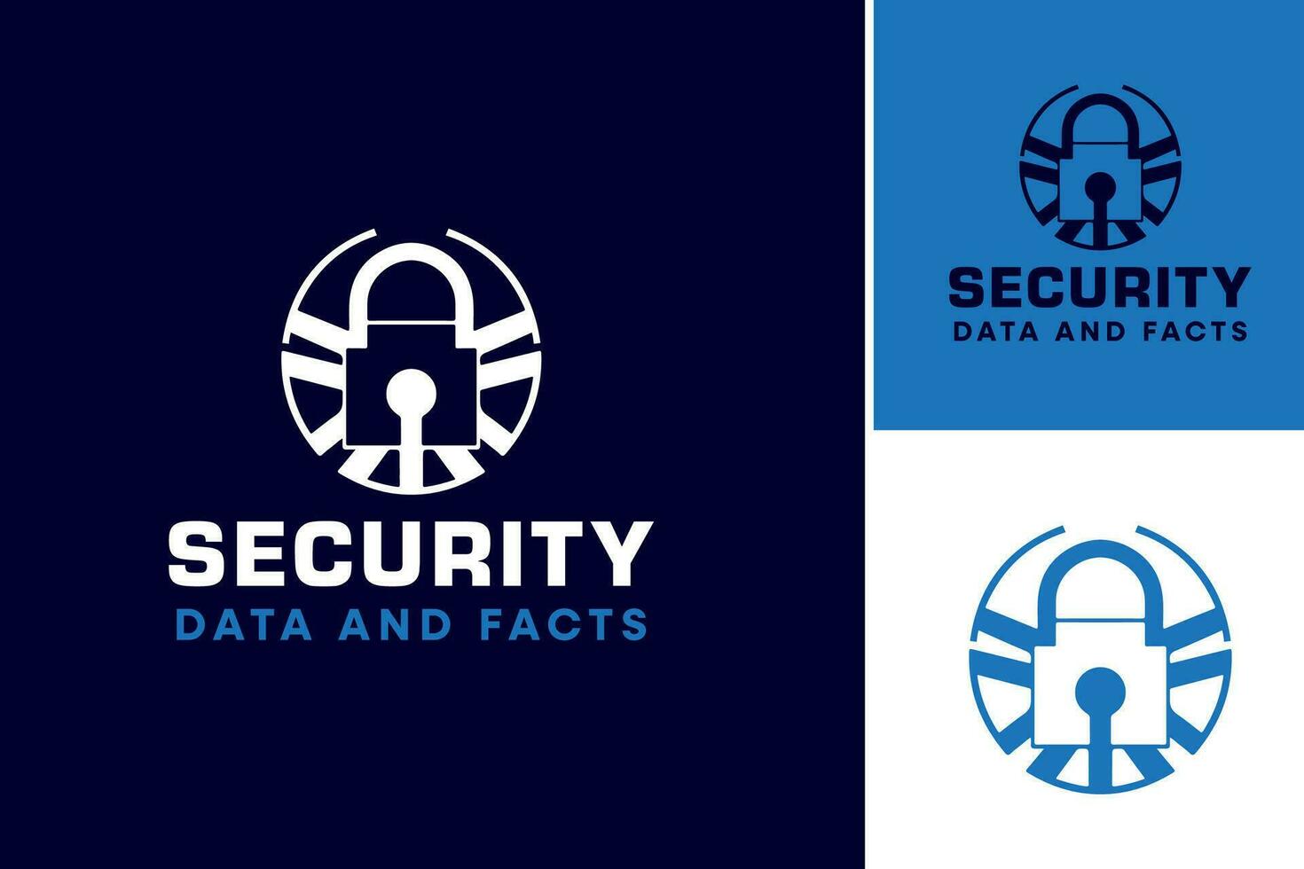 Security Data Protection Logo is a design asset suitable for businesses or organizations that specialize in providing security and protection for data. It can be used as a logo for their brand vector
