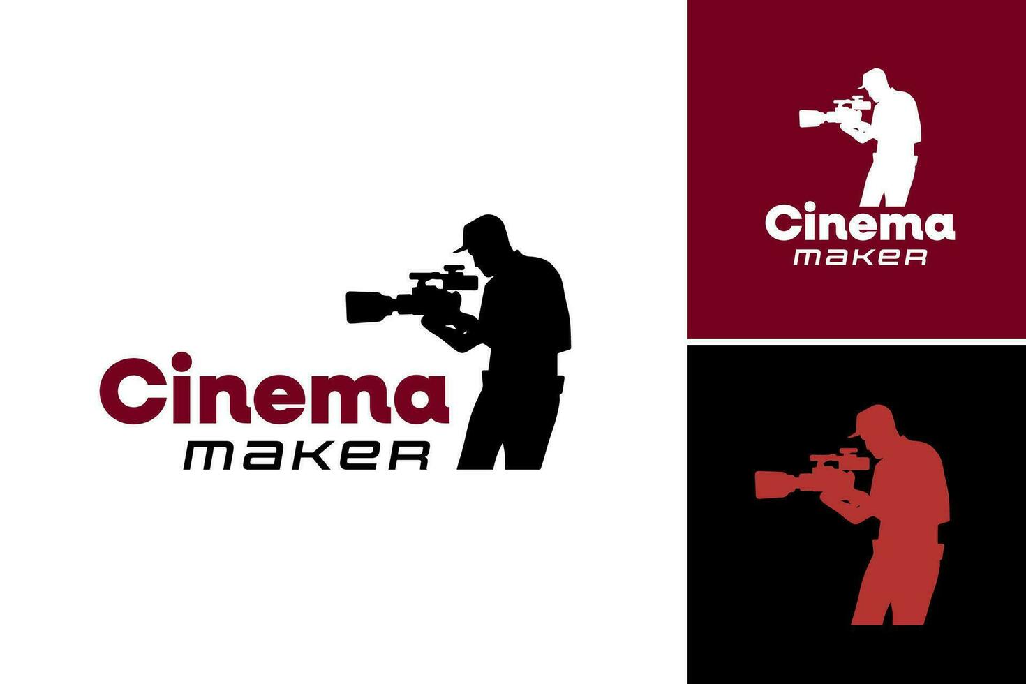 cineasta imagen presentando un hombre participación un cámara y vídeo cámara, Perfecto para ilustrando fotografía, cinematografía, multimedia, o relacionado con la tecnología contenido. vector