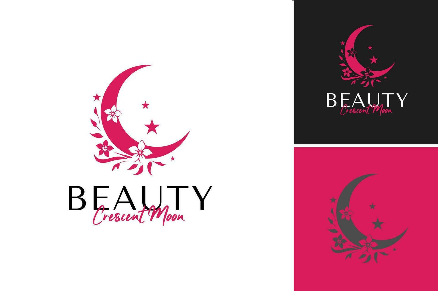 Beauty Logo Design asset is a graphic design element suitable for creating logos for beauty-related businesses, such as salons, spas, skincare brands, and cosmetics companies. vector