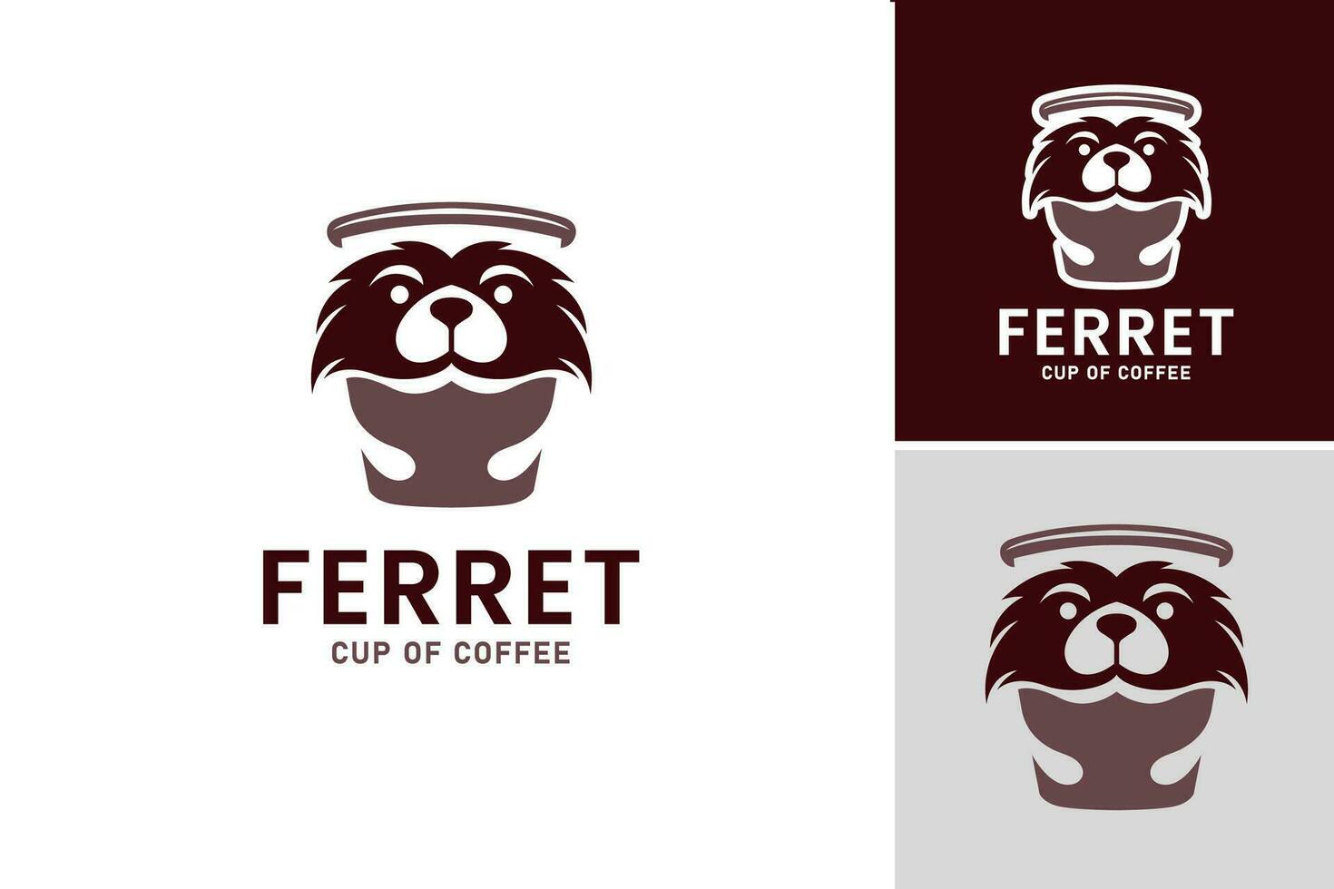 el logo para el café empresa es un versátil activo adecuado para negocios en el café industria. vector