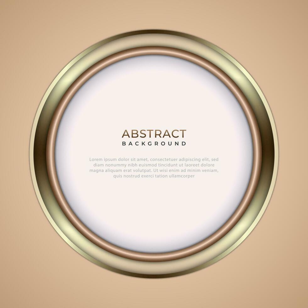 Golden luxury simple background vector