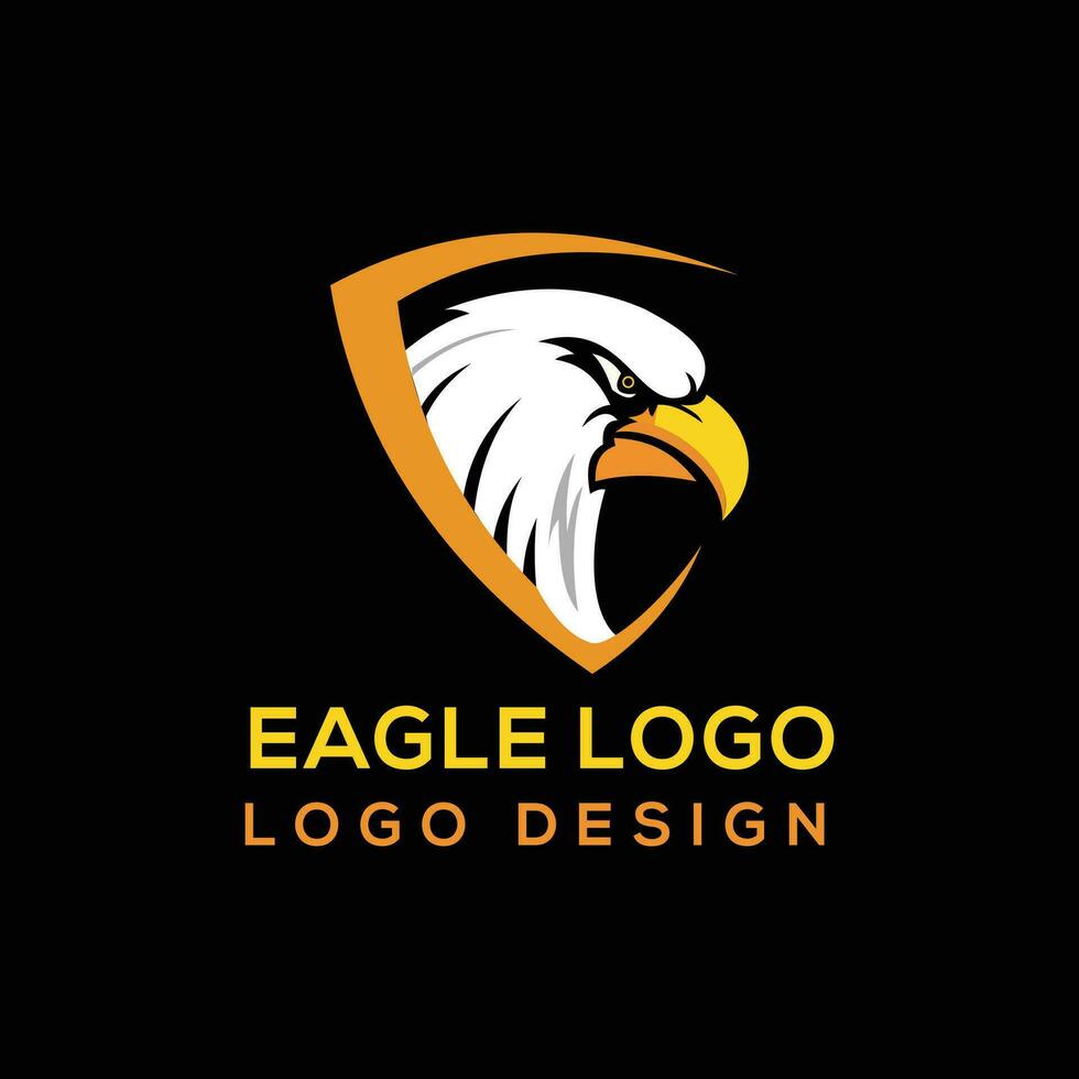 eagle logo design. vector