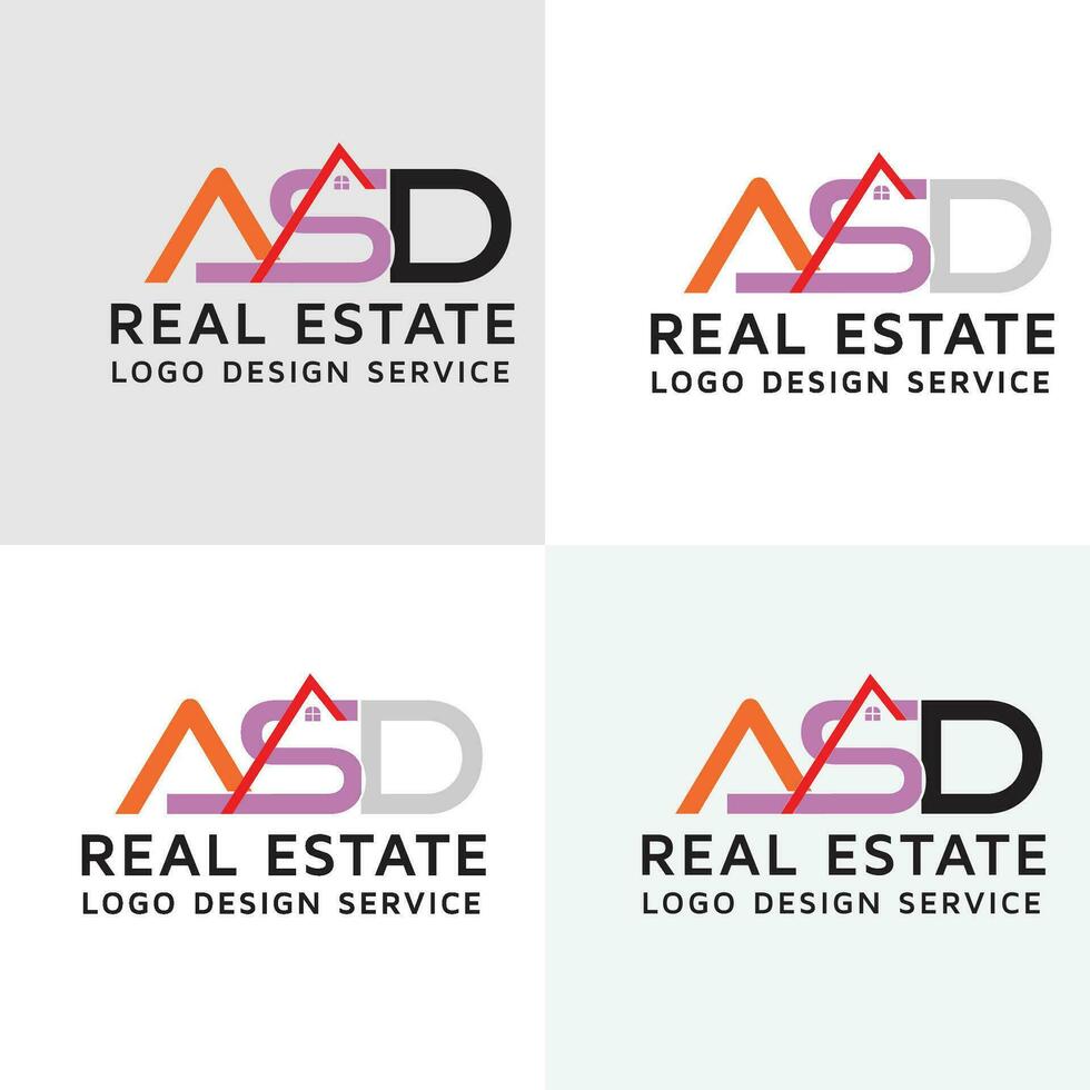 Real Estate Logo Design. Building logo Design. Home Logo Design. House Logo Design vector